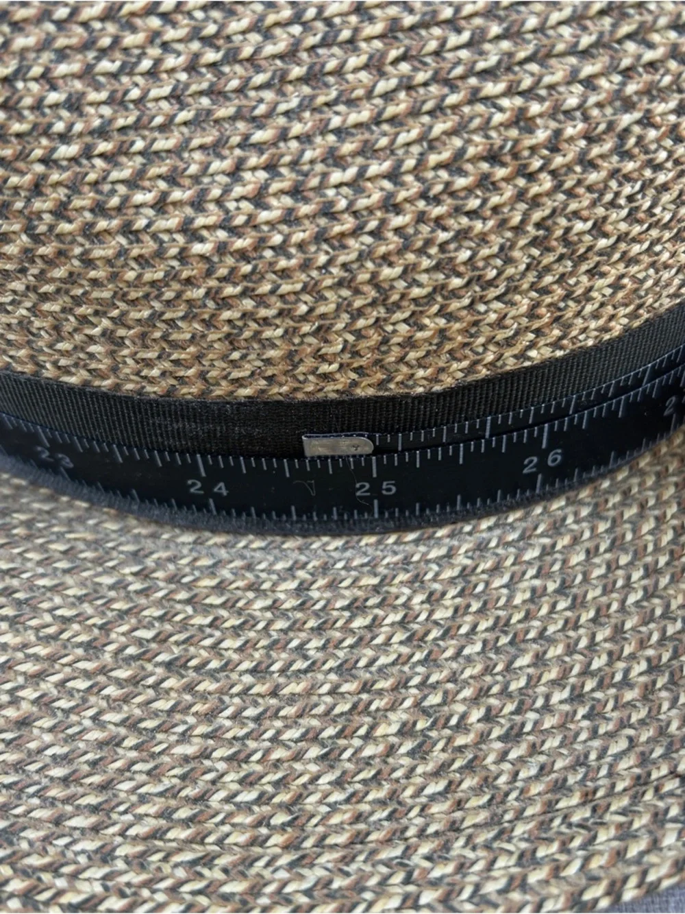 Orvis Men’s Size XL (7-1/2 - 7-5/8) Tan Straw Panama-Style Hat - Picture 5 of 8